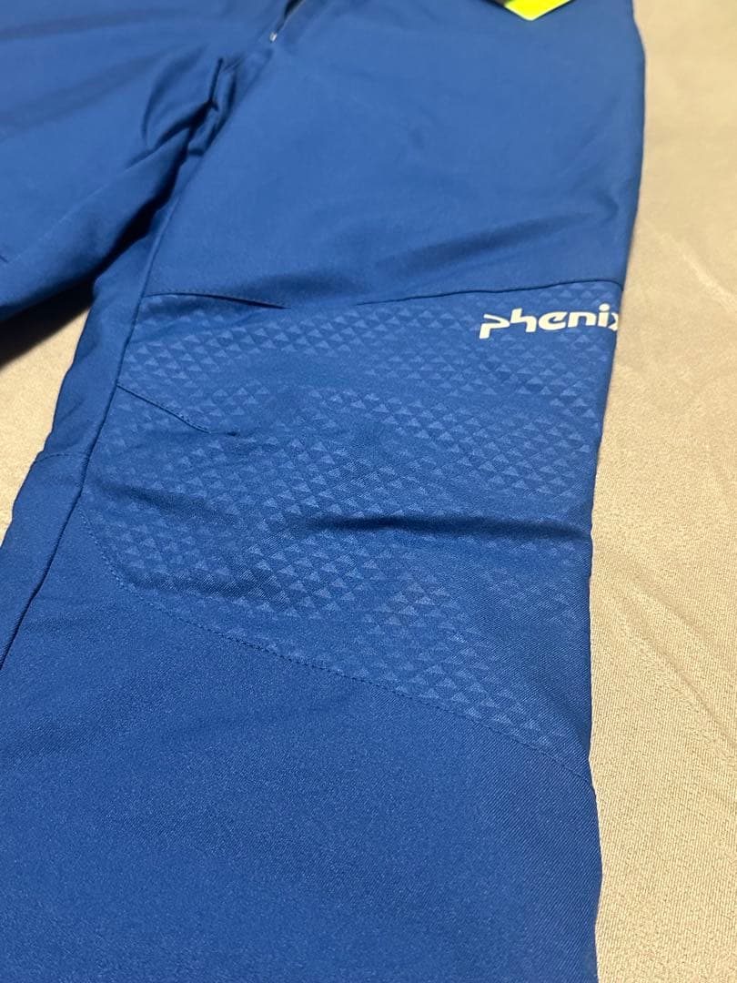 Phenix フラッシュグリーン ブルー　子供用スキーウェア 上下120
