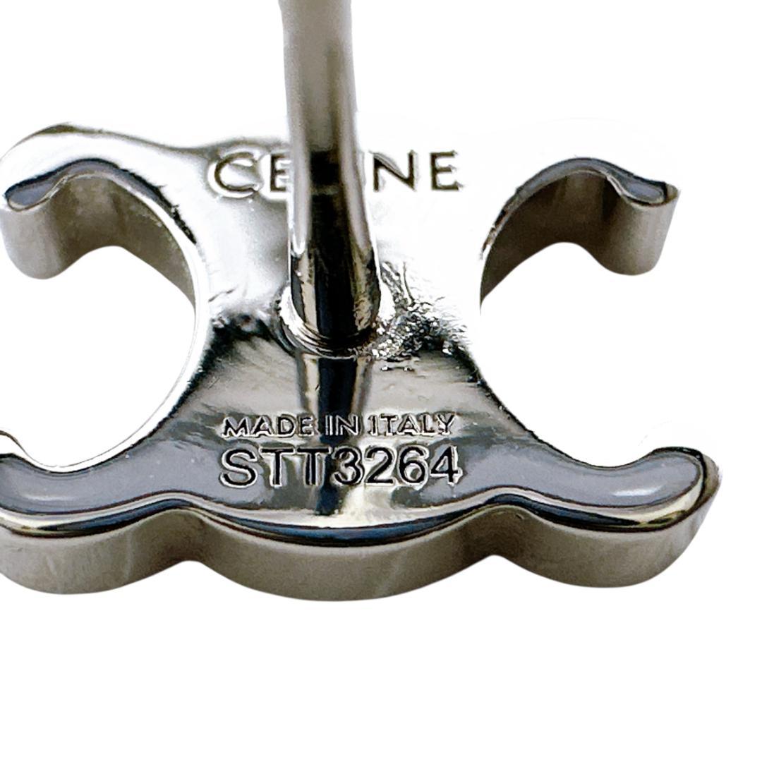 CELINE 片耳 トリオンフ スタッズ ピアス ブラス SILVER シルバー