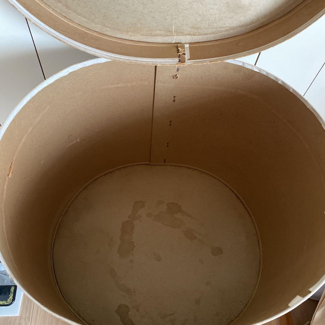 アンティークハットボックス　ハットボックス　アンティーク　蚤の市　古道具