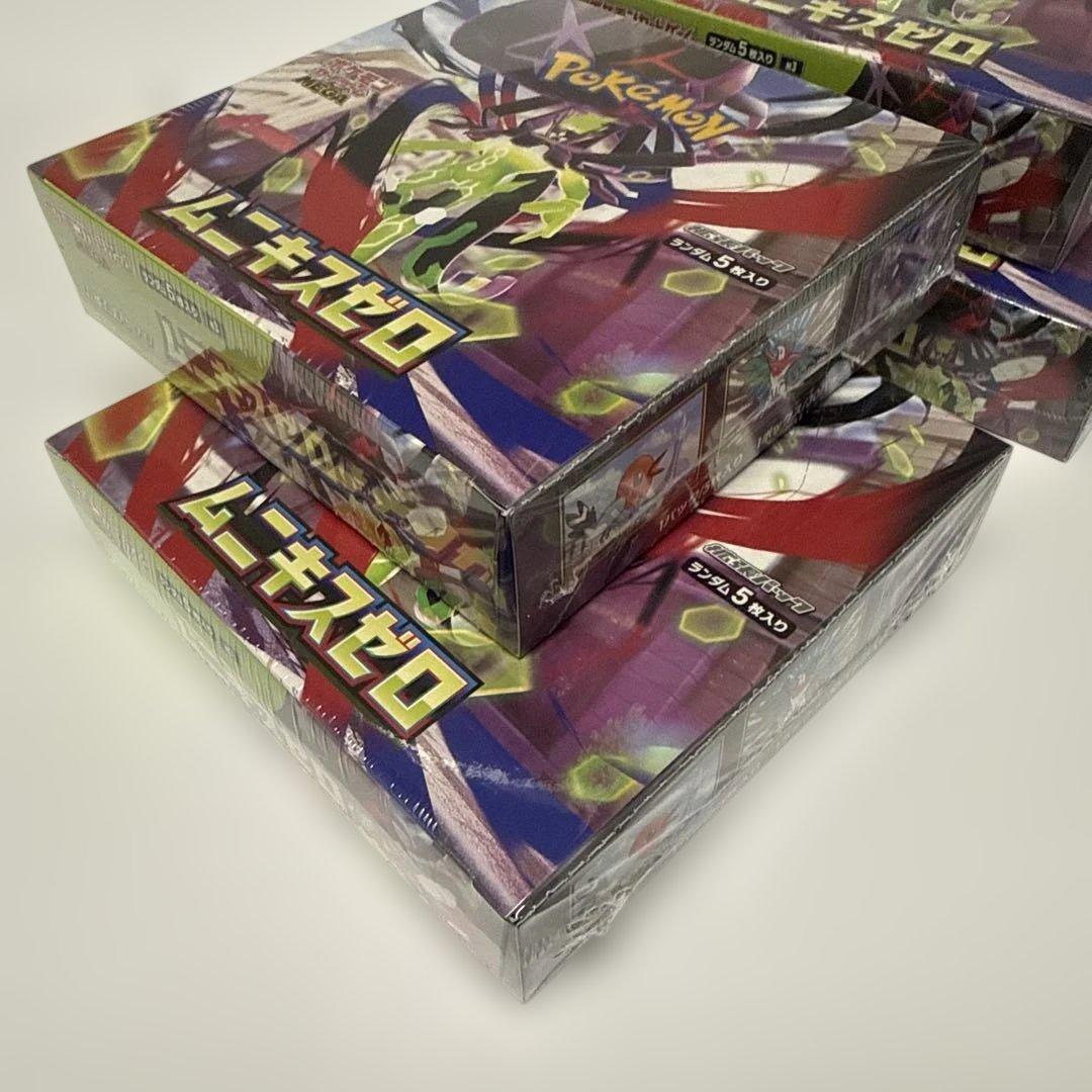 ポケモンカード ムニキスゼロ シュリンク付き 4BOX