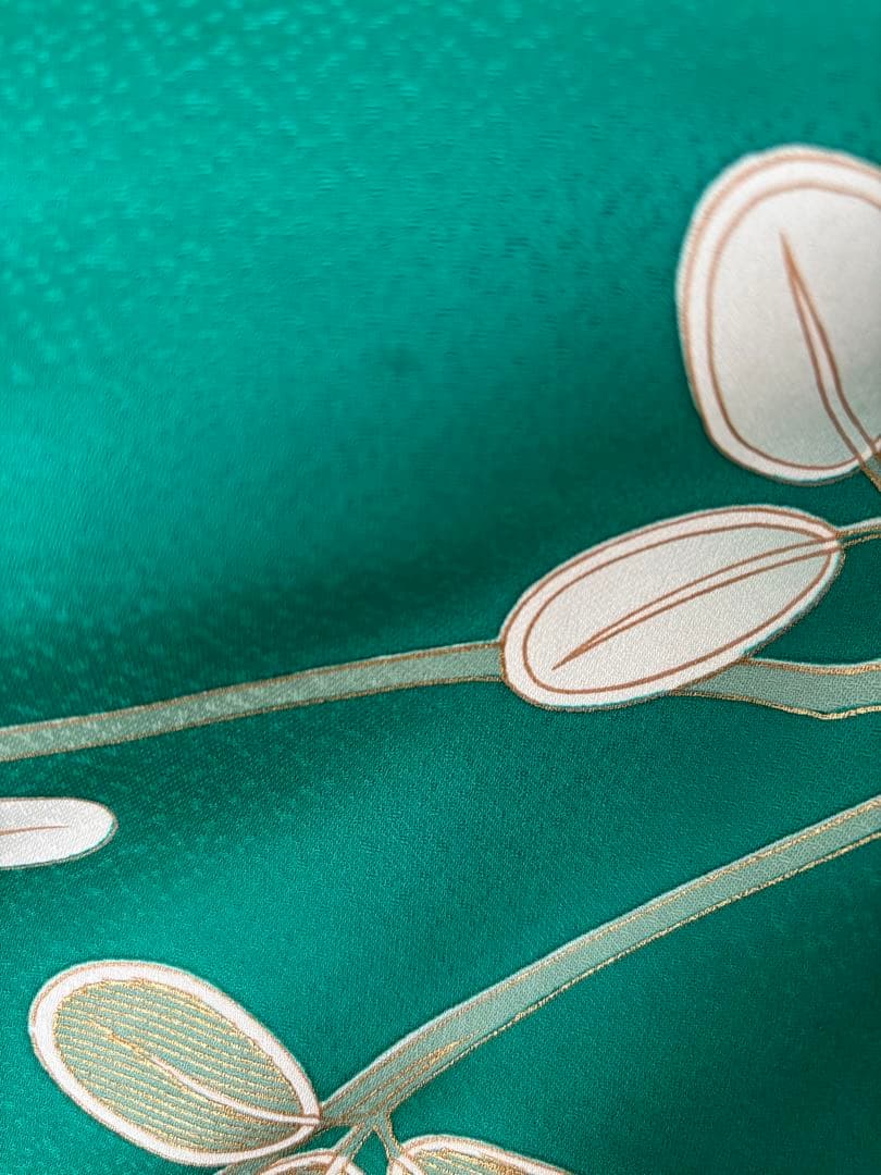 まいめろ　振袖フルセット（６点）＋草履バッグセット正絹　☆クリーニング済み