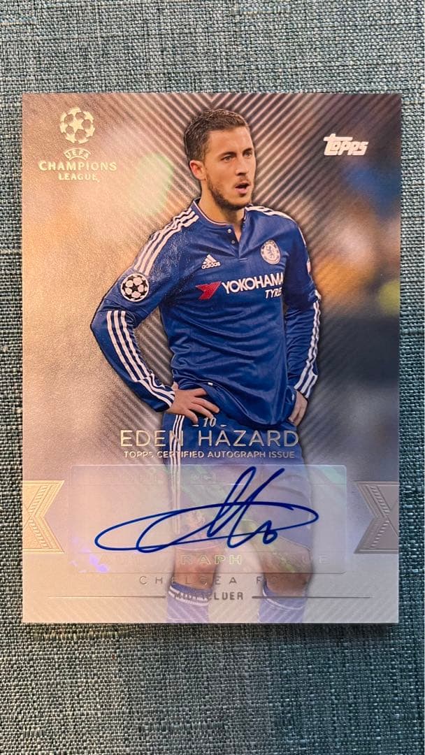 アザール 直筆サインカード チェルシー - メルカリ
