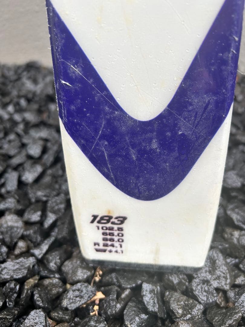 HART 競技スキーGS 183cm ホワイト/ネイビー/レッド　中古