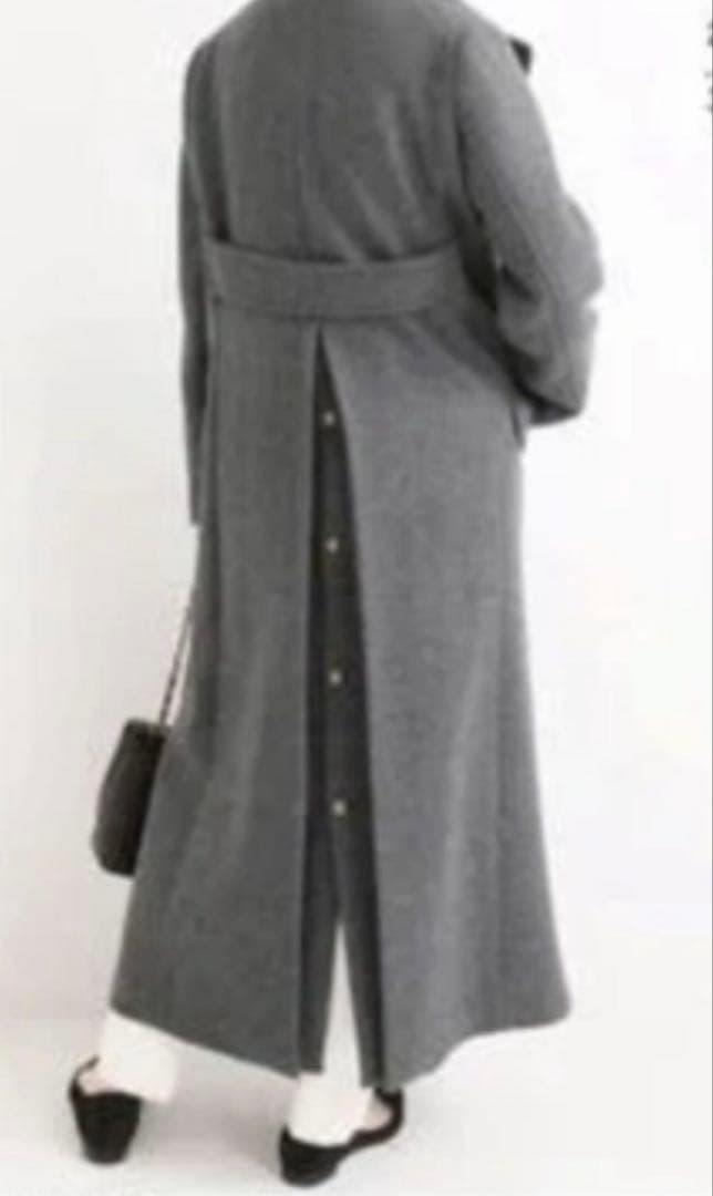 VERMEIL par iena メルトンミリタリー ロングコート 金ボタン