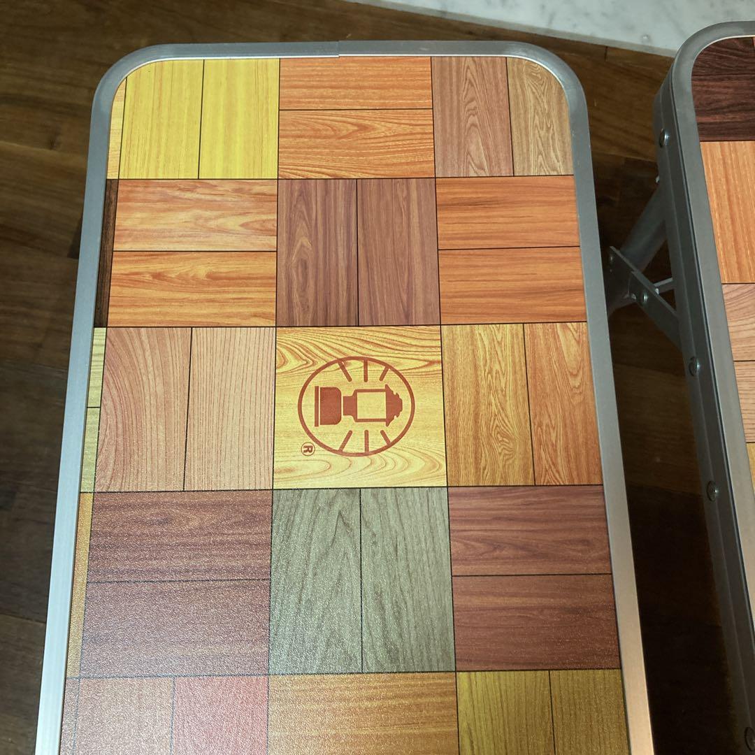 極美品✨コールマン テーブル ナチュラルモザイクファミリーリビングセット 4人用