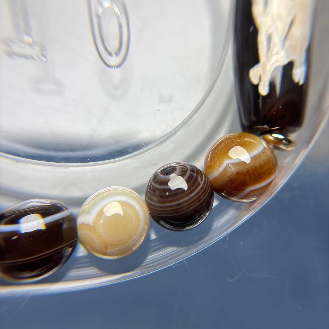 tamago様おまとめ瑪瑙　天眼瑪瑙+馬天珠ブレス　1-4