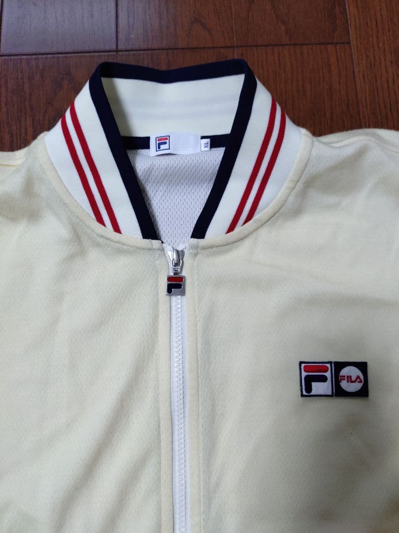 FILA ジャケットとパンツ セット クリーム色 メンズ ジャケット