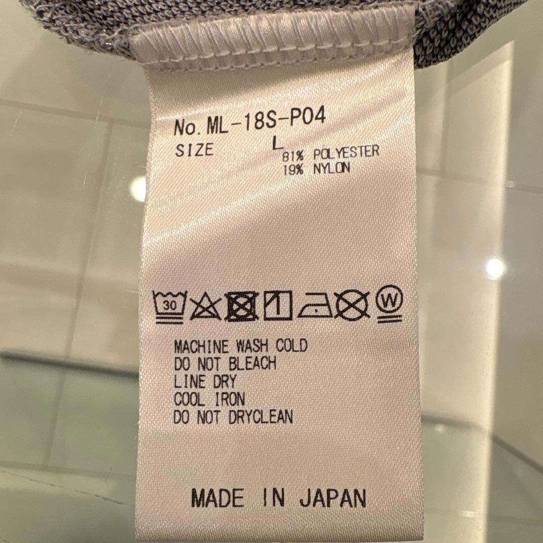 サイズ：Ｌ　MARK & LONA グレーポロシャツ　ゴルフウエア　メンズ