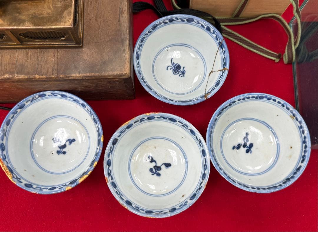 中国 嘉慶年製 染付 湯呑み4点 送料込み250504 - メルカリ