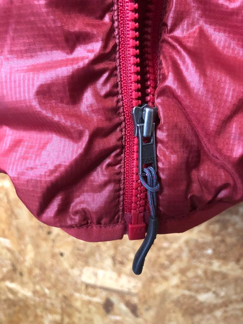 mont-bell モンベル アルパインダウンジャケット M 収納袋付き レッド