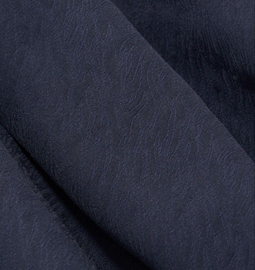 ［L'AUBE BLANC］キーネックジャガードドレス