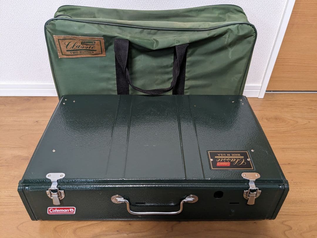 coleman クラシックツーバーナー 416-700J 専用収納袋付き - メルカリ