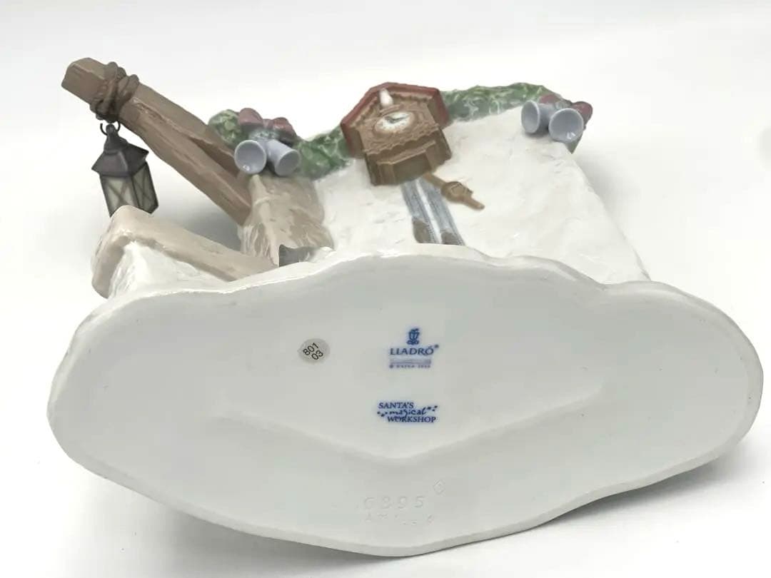 メ*チ様 美品　LLADRO リヤドロ 鳩時計 猫 ネズミ