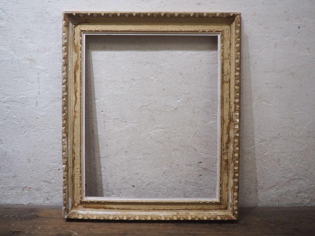 1247 レトロな額縁 F15 アートフレーム 油彩 水彩 画材 ビンテージ