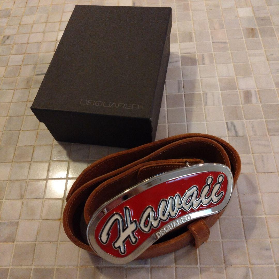 ディースクエアード♫Hawaiロゴiベルトの通販｜www.smkn1trenggalek.net