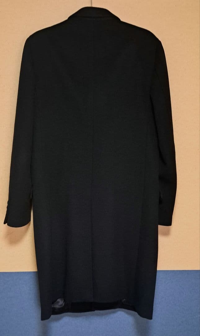 LOVELLESS チェスターコート メンズ　ロングコート　ブラック　ウール