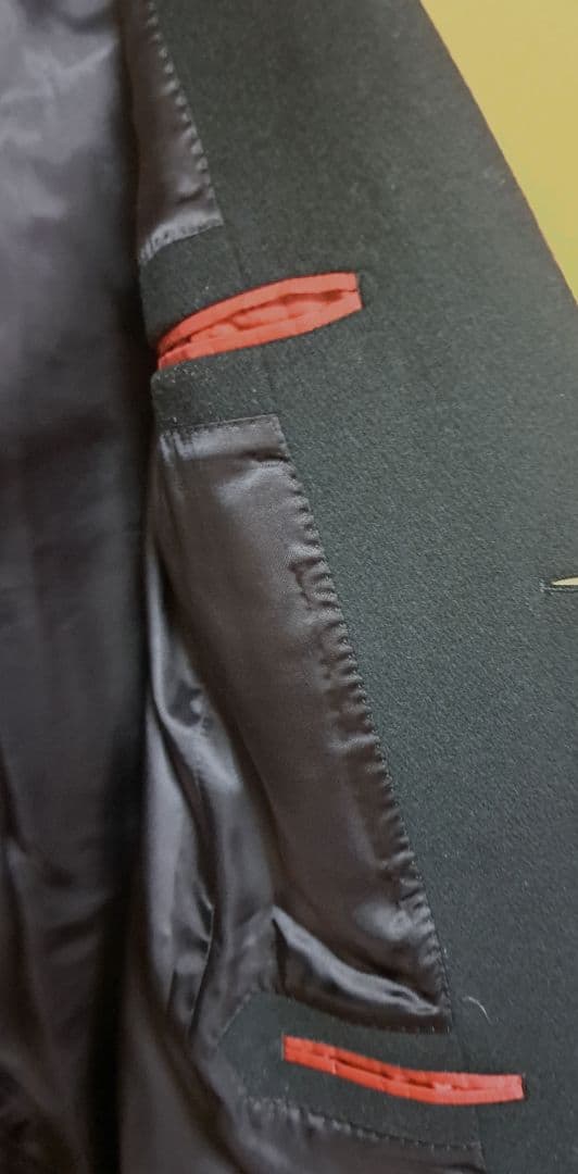 LOVELLESS チェスターコート メンズ　ロングコート　ブラック　ウール