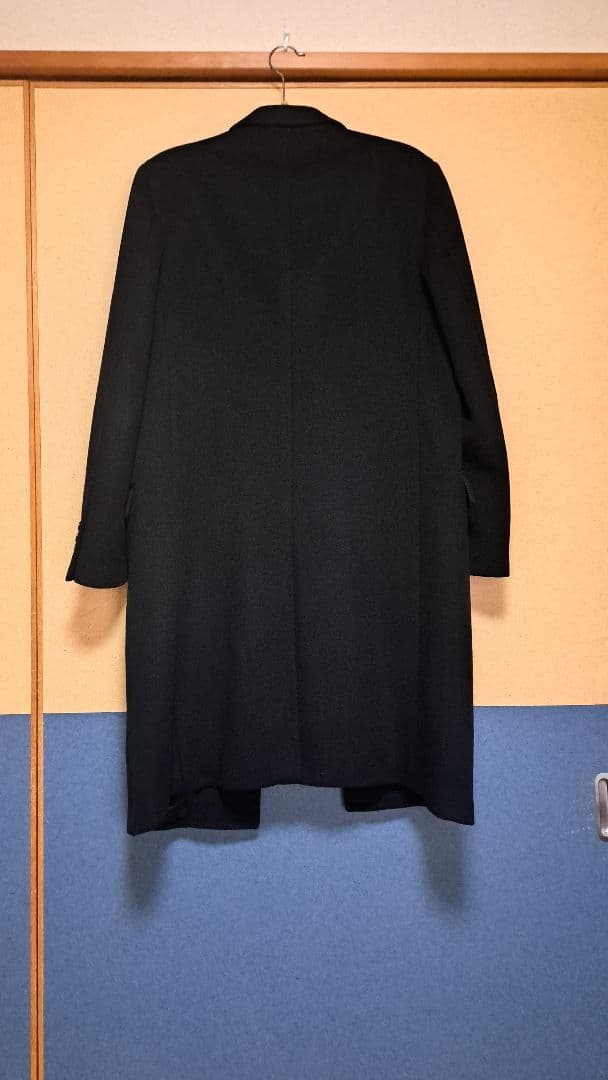 LOVELLESS チェスターコート メンズ　ロングコート　ブラック　ウール