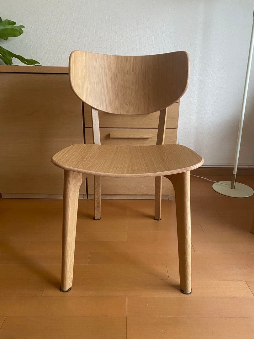 【April】マルニ木工 Roundishチェア（板座) オーク 1脚 ②