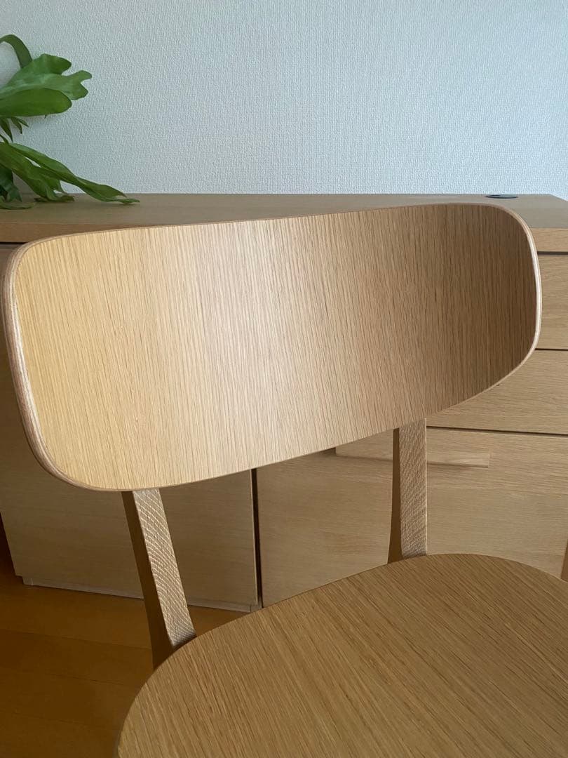 【April】マルニ木工 Roundishチェア（板座) オーク 1脚 ②