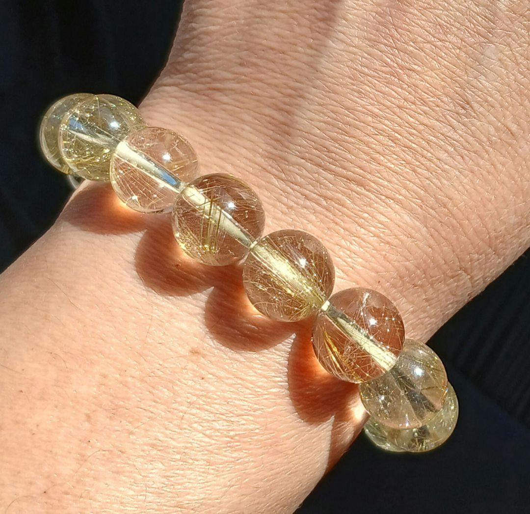 ルチルクォーツ　ブレスレット