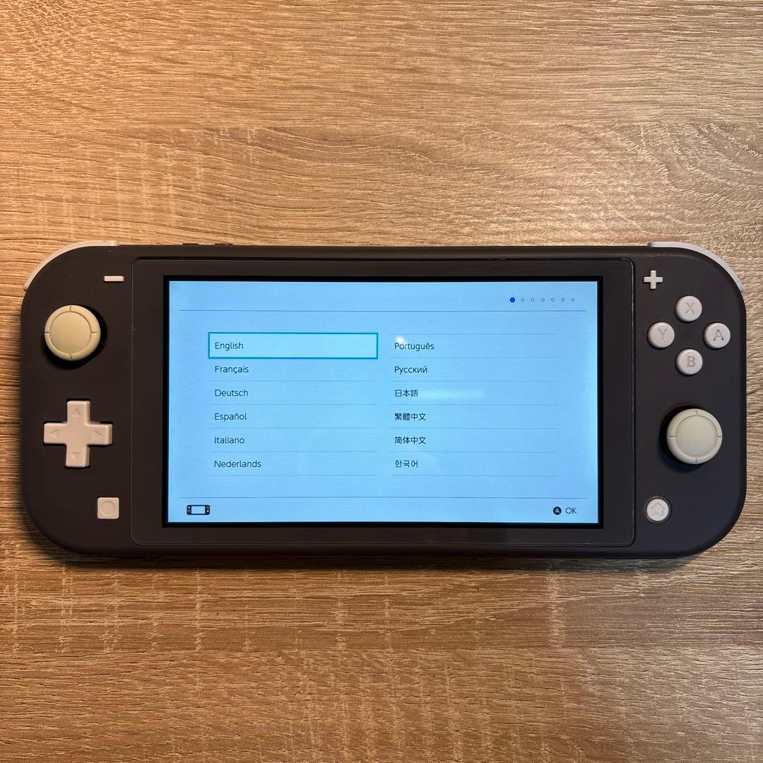 ニンテンドースイッチライト グレー ミッキーマウス ソフトケース付き