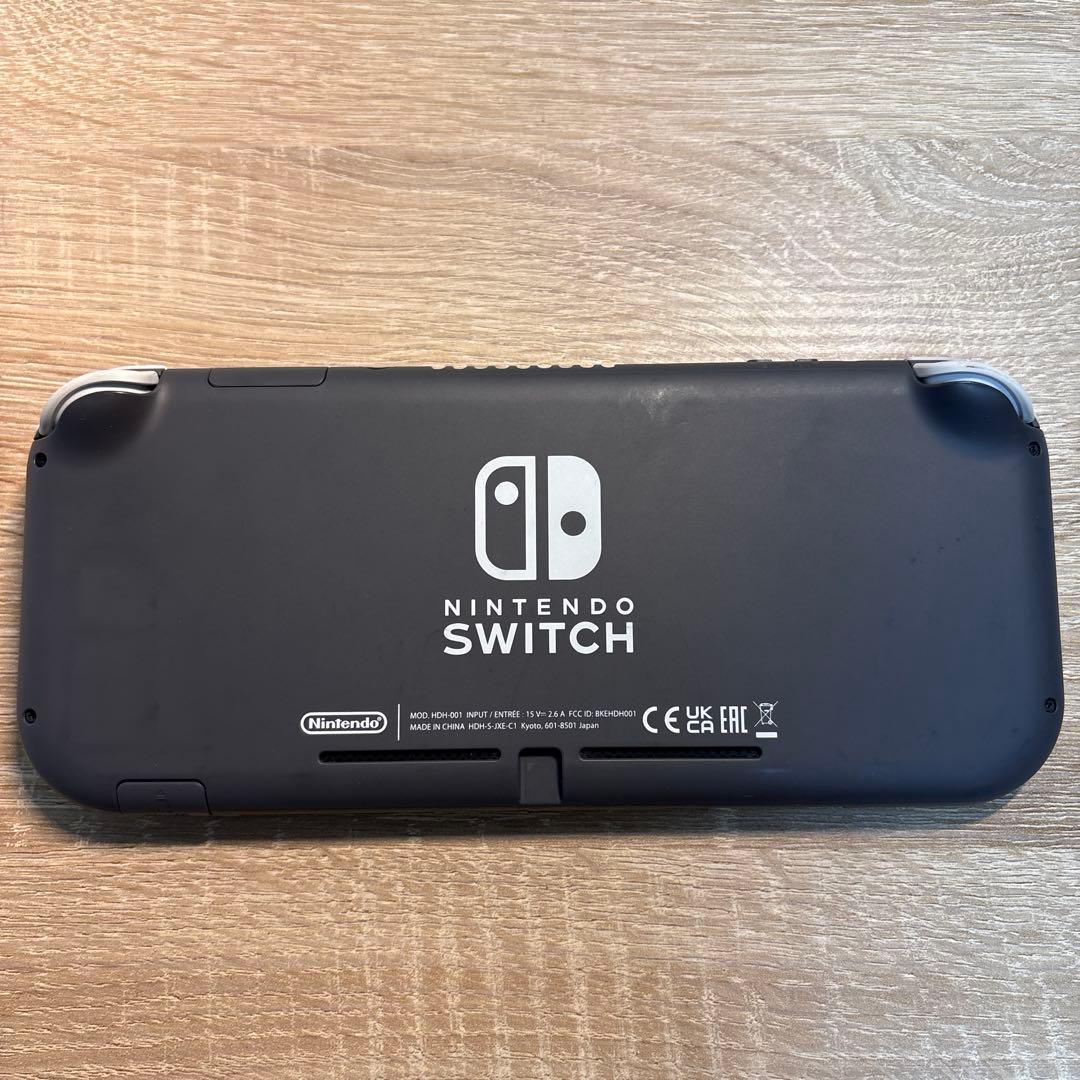 ニンテンドースイッチライト グレー ミッキーマウス ソフトケース付き