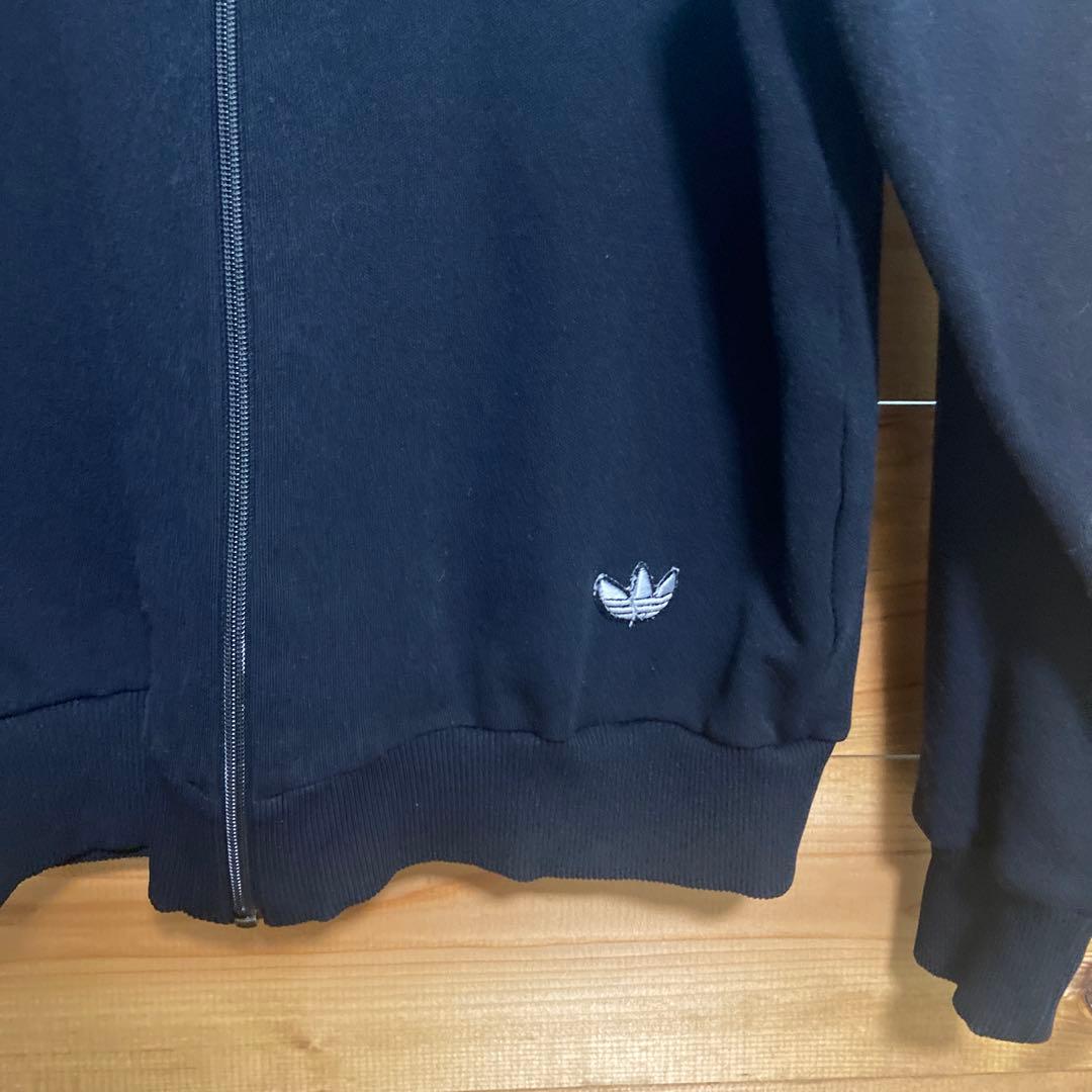 アディダスadidas 70sトラックジャケット 西ドイツ製 デザント 希少 黒