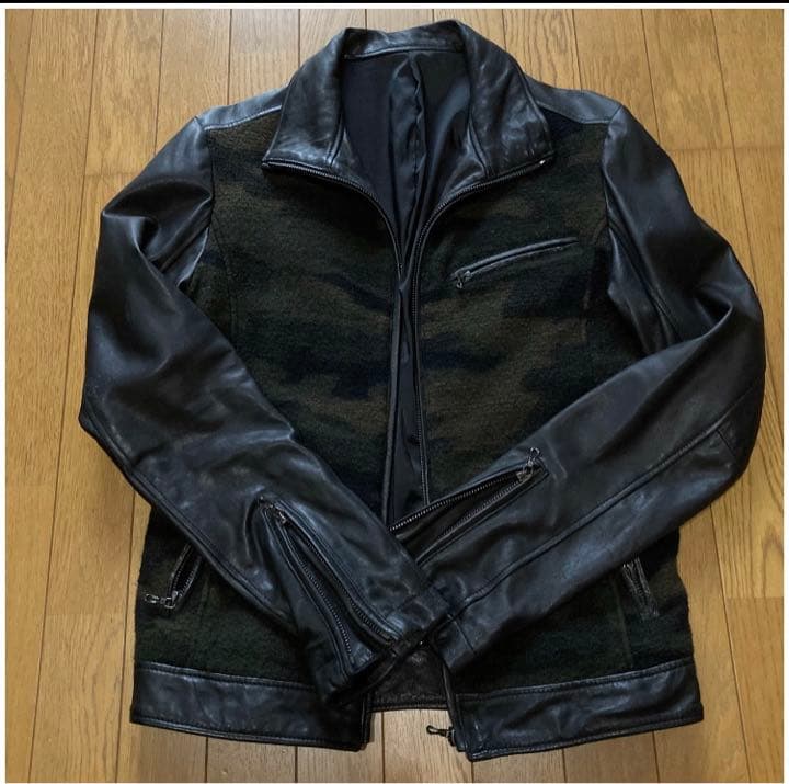 シェラック SHELLAC ライダースジャケット レザージャケット - メルカリ