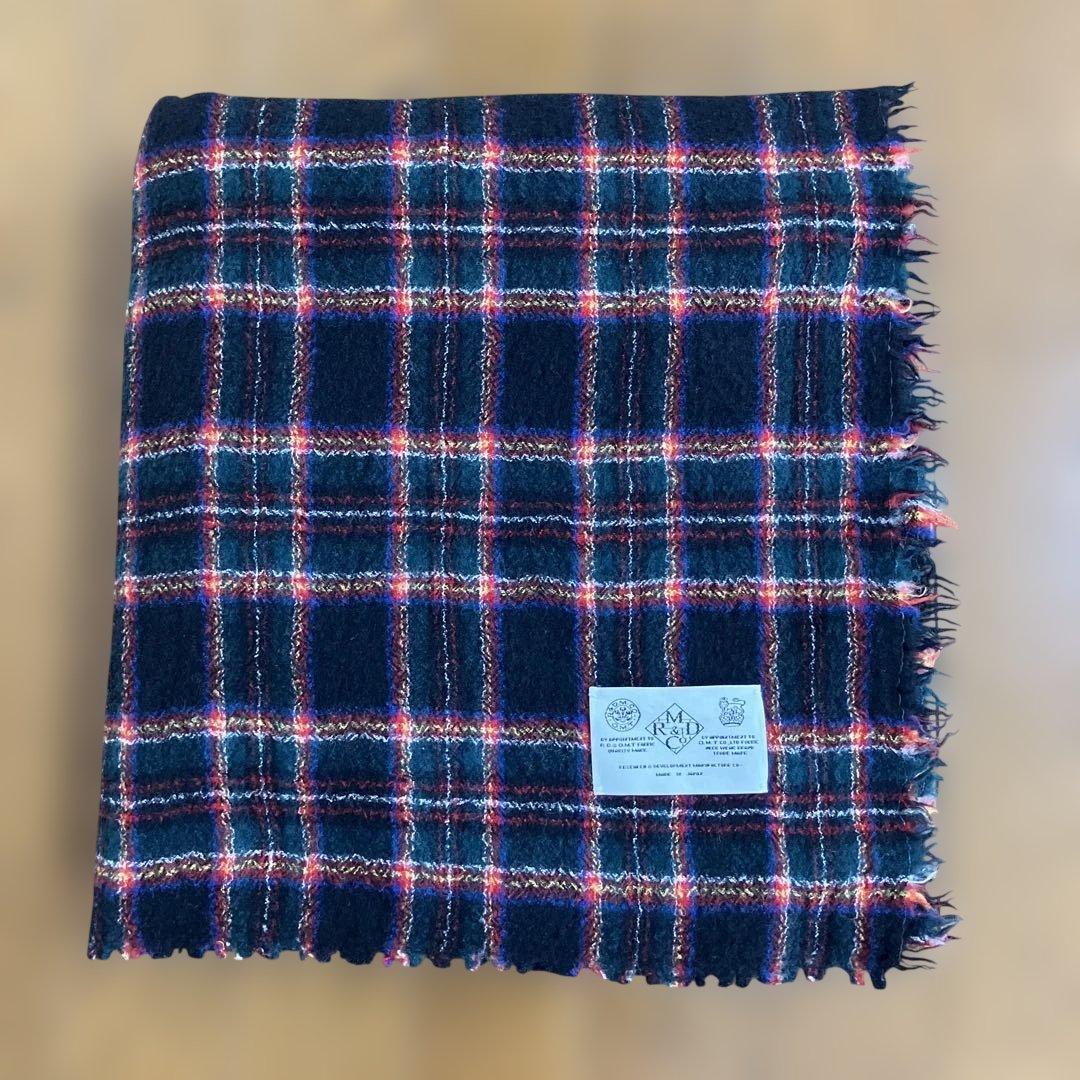 R&D.M.Co- オールドマンズテーラー　タータンチェック　ブランケット