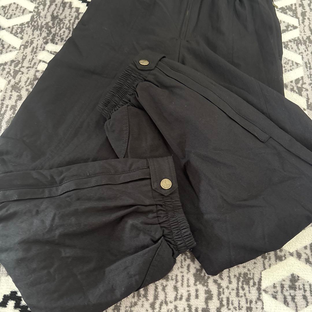 ブラック/パープル ジャケット&オーバーオールセット