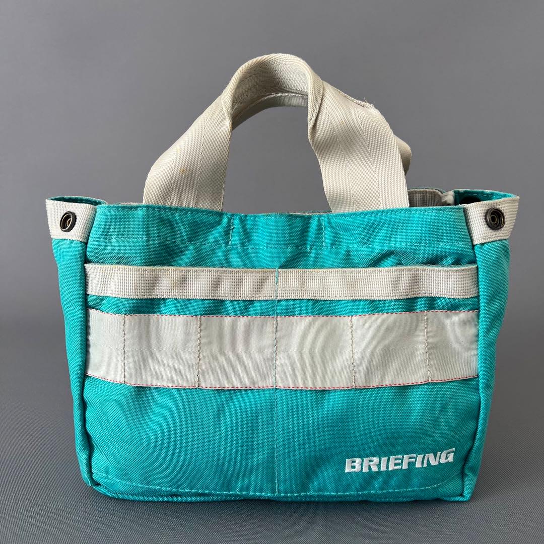BRIEFING ブリーフィング　レアカラー カートバッグ　水色　ゴルフ　ロゴ