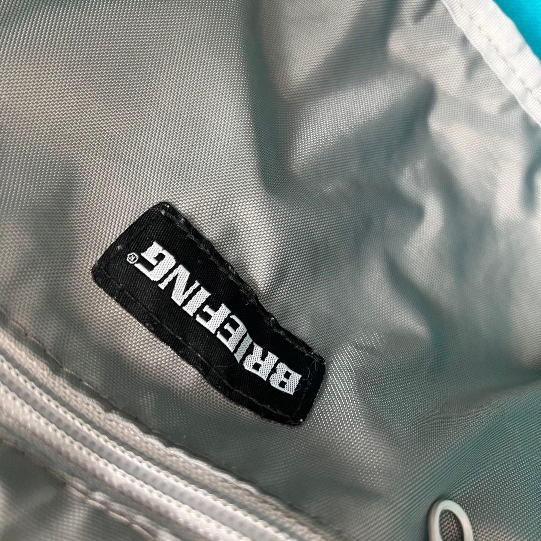 BRIEFING ブリーフィング　レアカラー カートバッグ　水色　ゴルフ　ロゴ