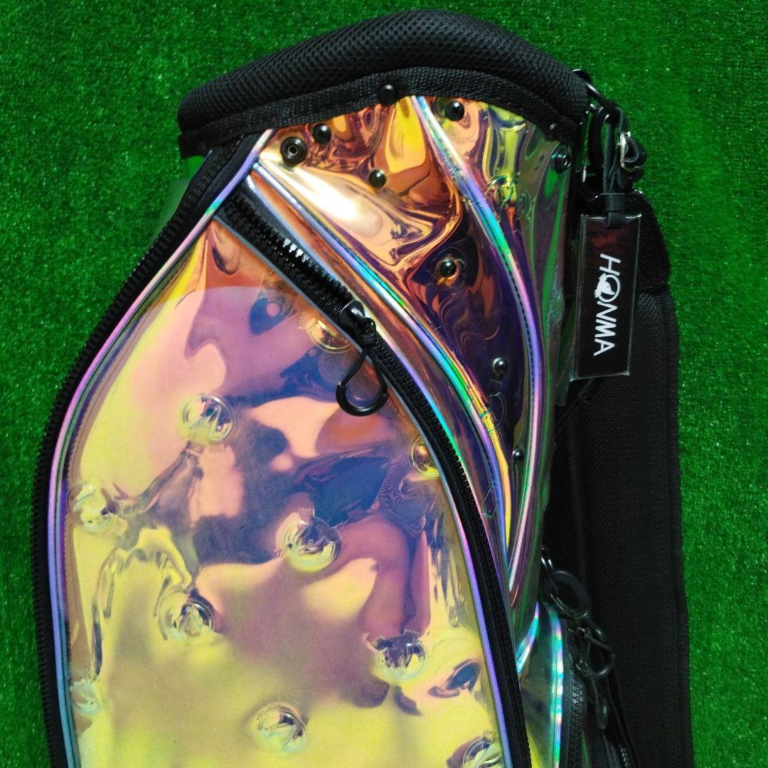 新品 タグ付き HONMA ホログラフィック キャディバッグ フード無し