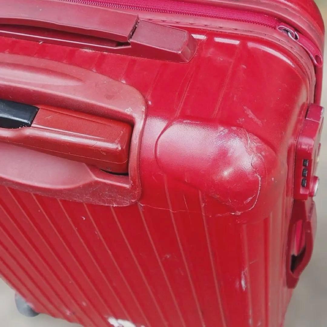 希少♪ ２個セットでお得♪ RIMOWAリモワキャリーケースサルサ レッド色♫