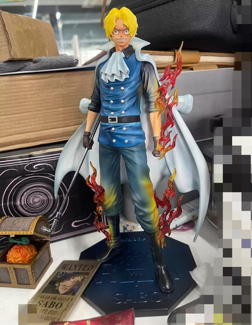 ワンピース 革命軍 サボ ガレージキット フィギュア スタチュー 塗装済み完成品