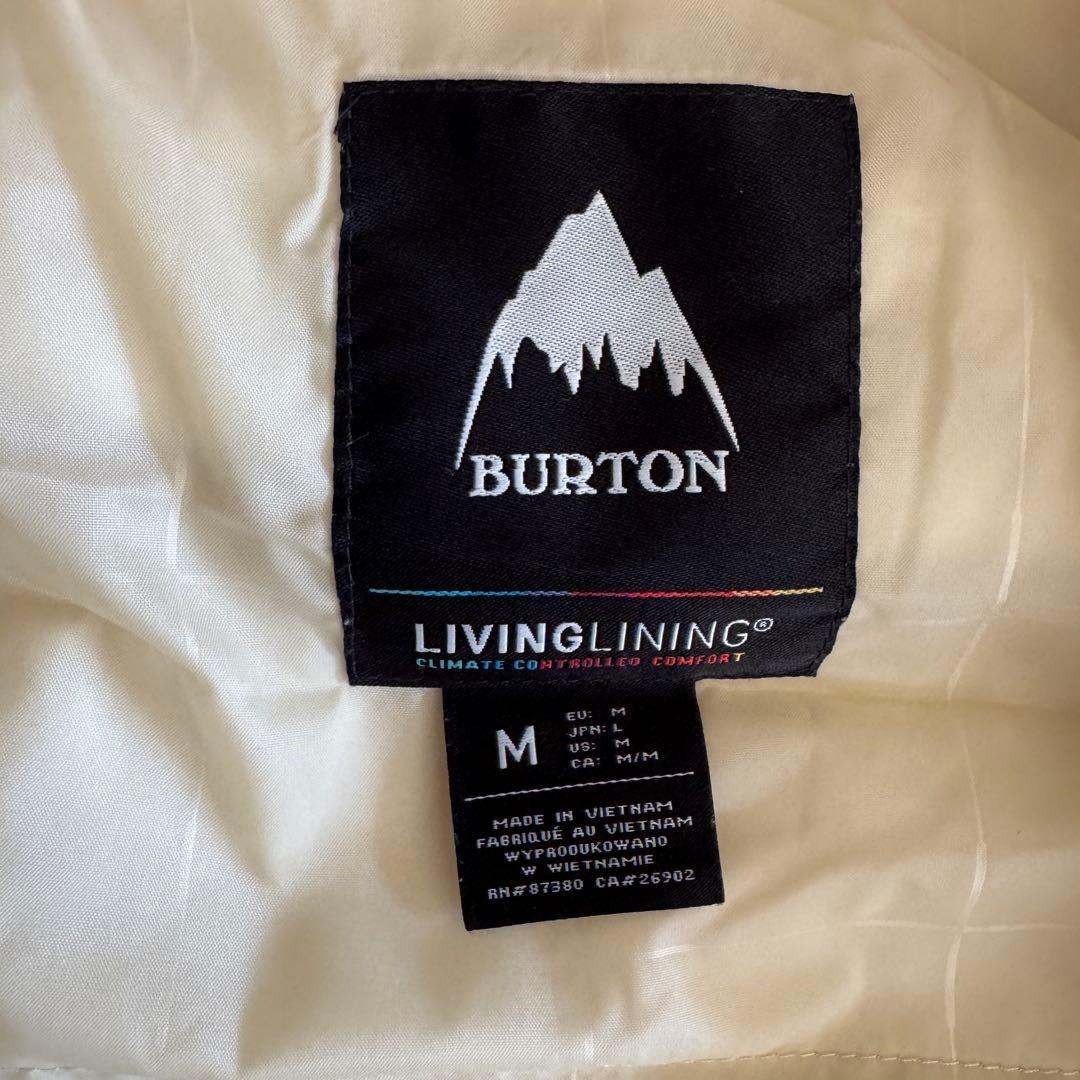 BURTON JET SET ジャケット Mサイズ オフホワイト スノーボード