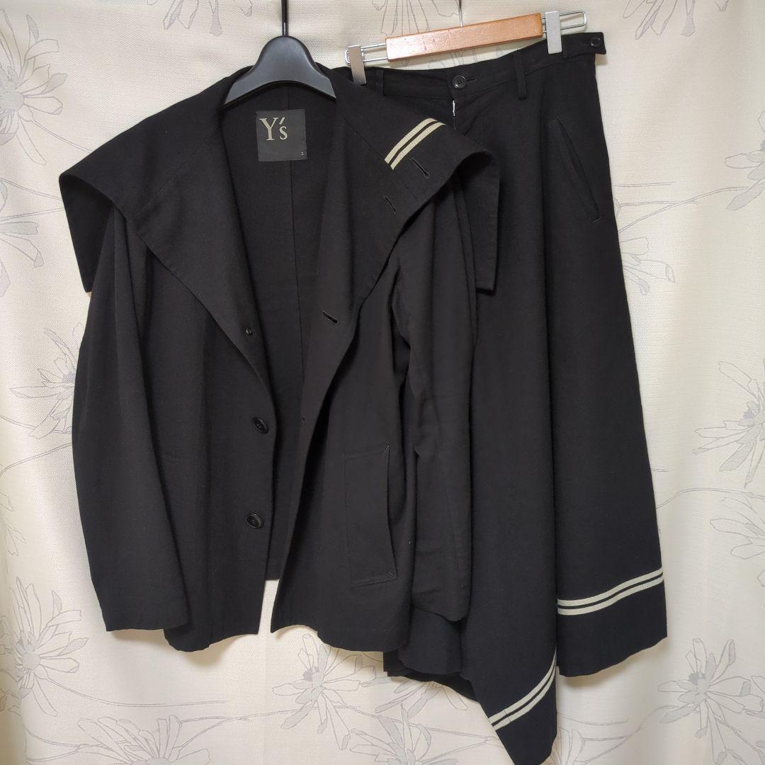 専用 Y's ワイズ セーラーカラーのジャケットとサルエルスカートの