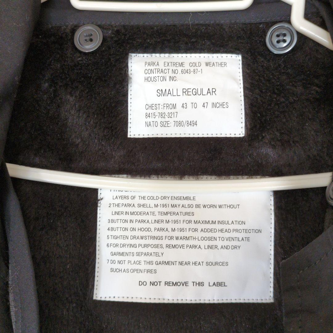 HOUSTON M-51　ライナー付き SMALL REGULAR 黒