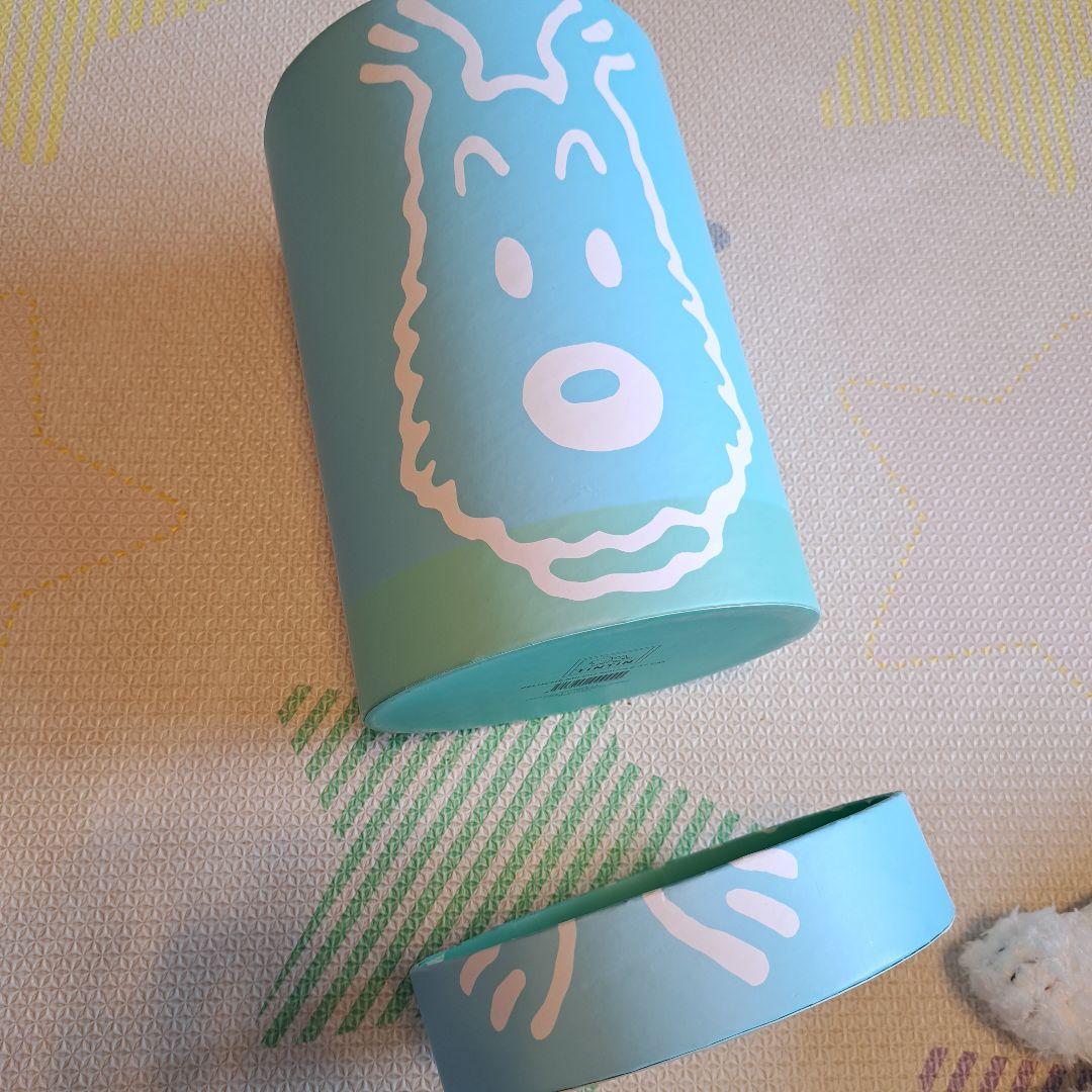 タンタンの冒険 スノーウィ 犬 ぬいぐるみ TINTIN 白い 箱付き 筒