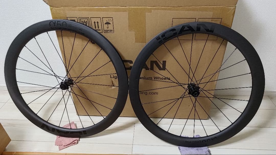 ICAN Alpha 50 Disc Pro 完組ホイール