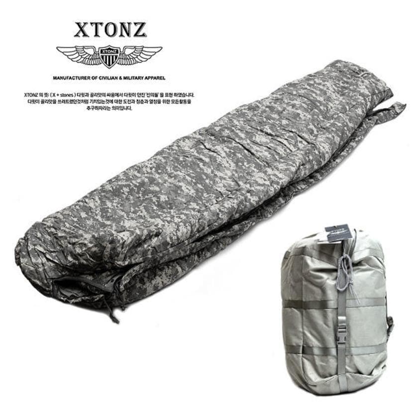 XTONZ シュラフ ダウン100% ミリタリー 新品 710688