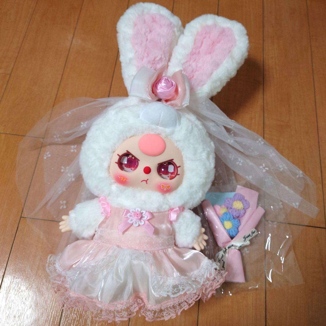 Babythree　400%　ウェディング　白兎夫婦