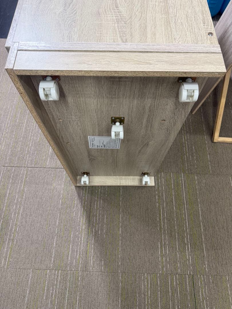 【洗浄消毒作業済】LOWYA ロウヤ　キッチンカウンター　レンジ台　食器棚