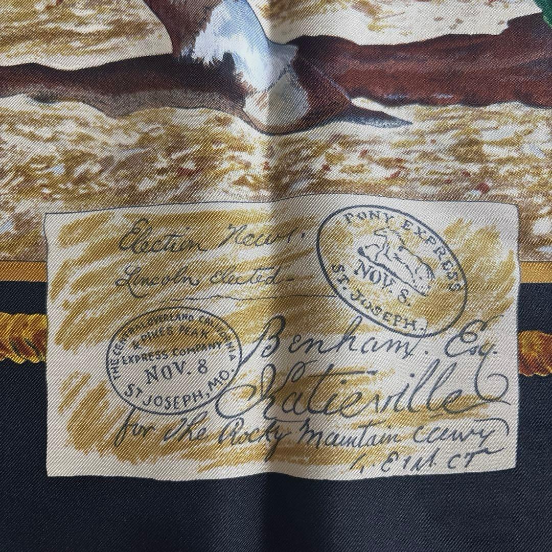 新品 エルメス スカーフ カレ90 希少 カーミット・オリバー作品