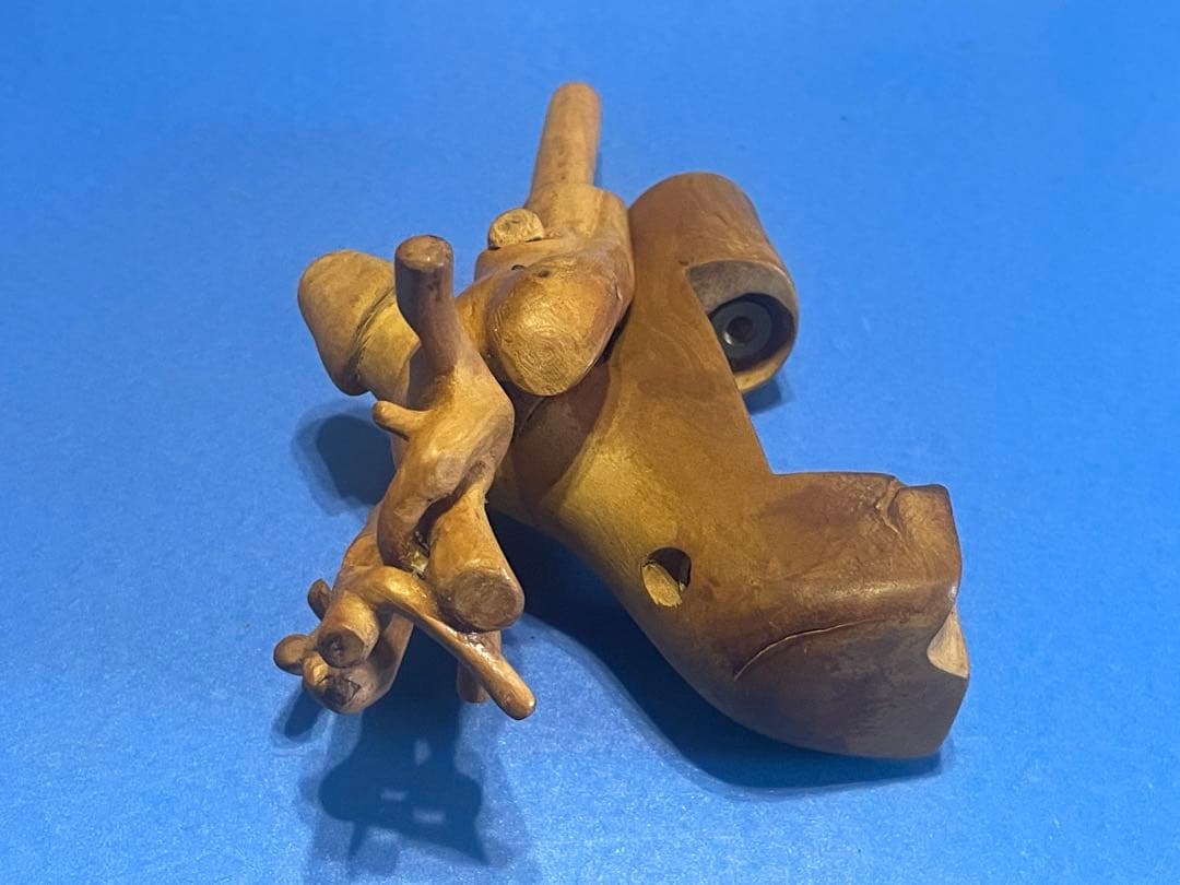 ヘラ万力　木製　ヘラブナ　竿受け へら用品 ヘラ釣り　⑥ 息子型