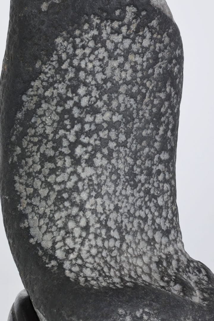 雪花石 鑑賞石 1.9kg 在銘 台座付 霊石 人物石 水石 盆景 天然石 美石