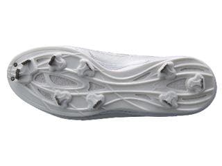 久保田スラッガー スパイク 樹脂底 金具 D-009W 26.5cm ホワイト