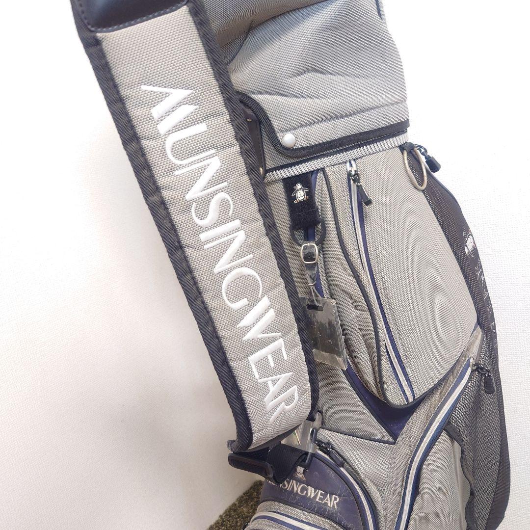 Munsingwear グレー キャディバッグ