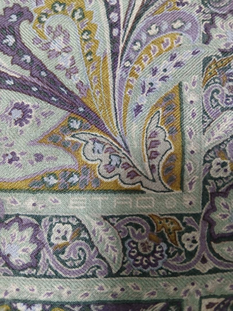 エトロ　カシミヤ 70% シルク 30%　ストール ショール カシミア　マフラー